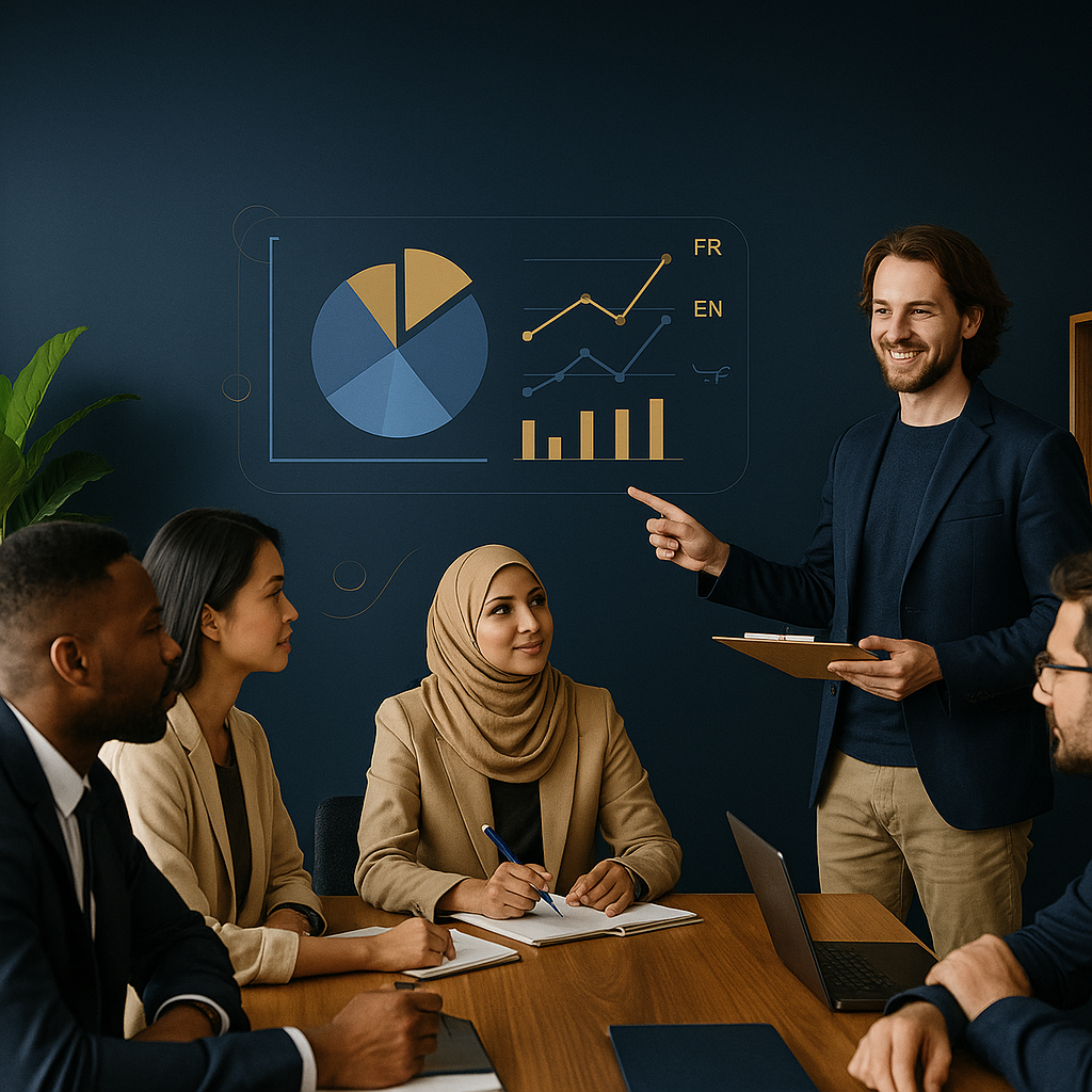 Formation & coaching — atelier présentiel et e-learning