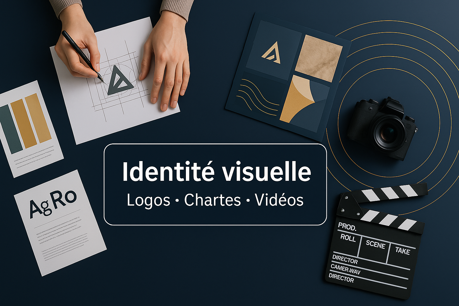 Identité visuelle — logos, chartes, vidéos